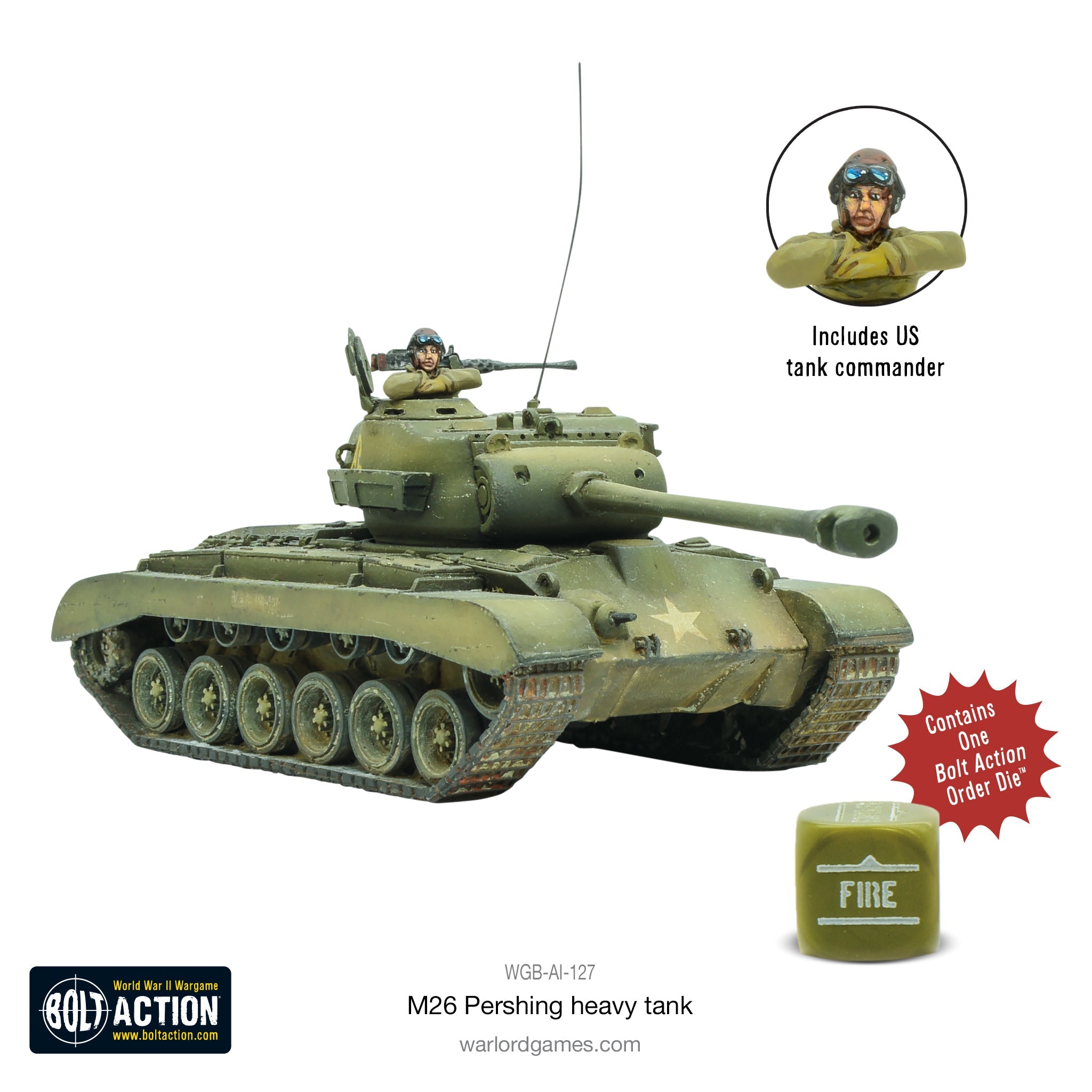 Bolt Action: M26 Pershing | GrognardGamesBatavia