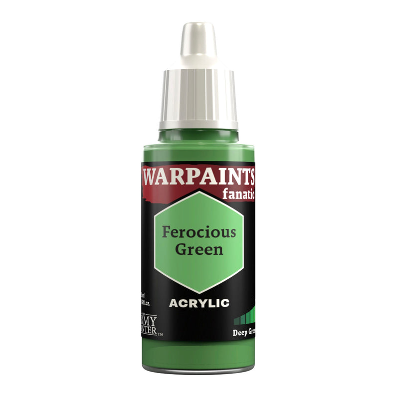 WP3054 Warpaints Fanatic: Ferocious Green | GrognardGamesBatavia