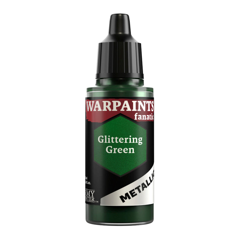 WP3197 Warpaints Fanatic Metallic: Glittering Green | GrognardGamesBatavia