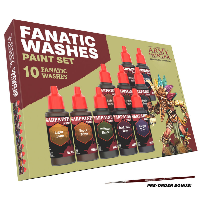 Army Painter Fanatic Washes Paint Set | GrognardGamesBatavia
