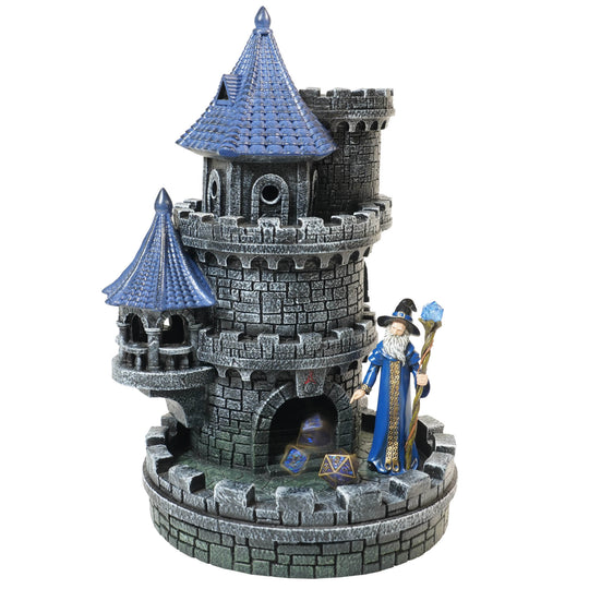 Forged Gaming Wizard's Dice Tower (Blue) | GrognardGamesBatavia