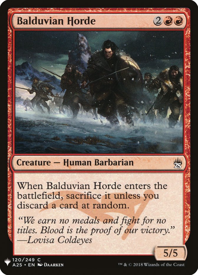 Balduvian Horde [Mystery Booster] | GrognardGamesBatavia