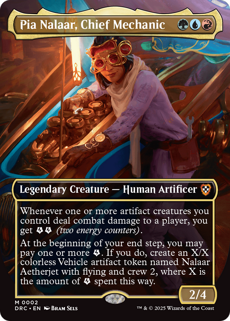 Pia Nalaar, Chief Mechanic (Borderless) [Aetherdrift Commander] | GrognardGamesBatavia