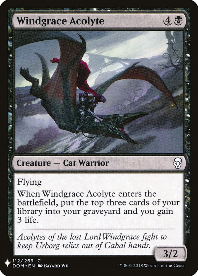 Windgrace Acolyte [Mystery Booster] | GrognardGamesBatavia