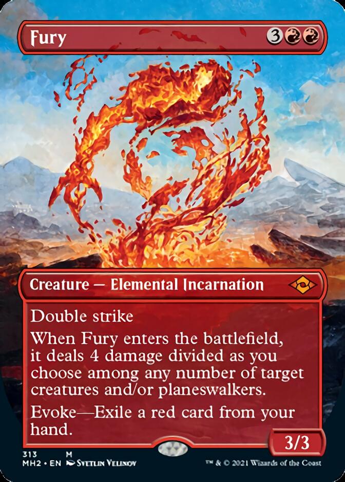 Fury (Borderless Alternate Art) [Modern Horizons 2] | GrognardGamesBatavia