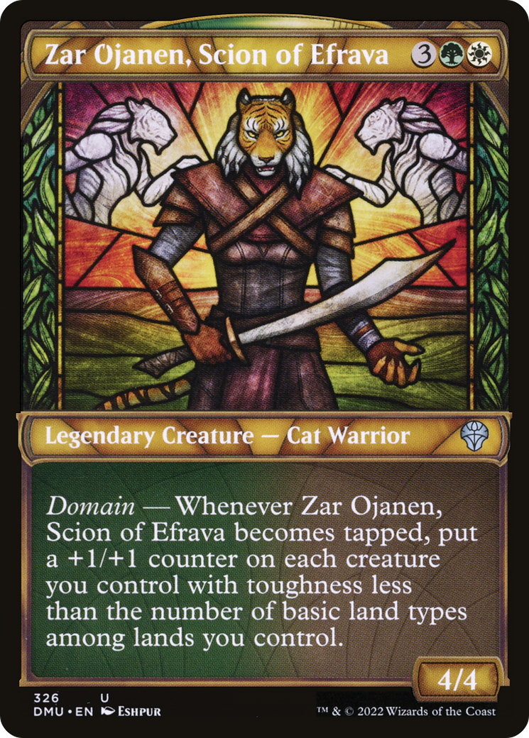 Zar Ojanen, Scion of Efrava (Showcase) [Dominaria United] | GrognardGamesBatavia
