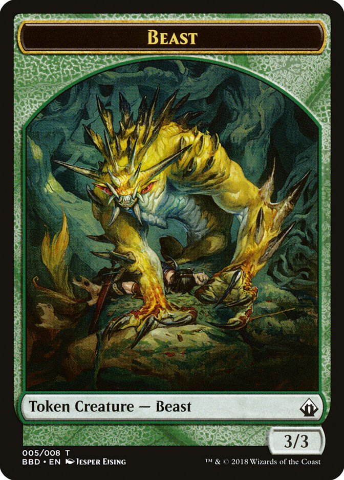 Beast Token [Battlebond Tokens] | GrognardGamesBatavia