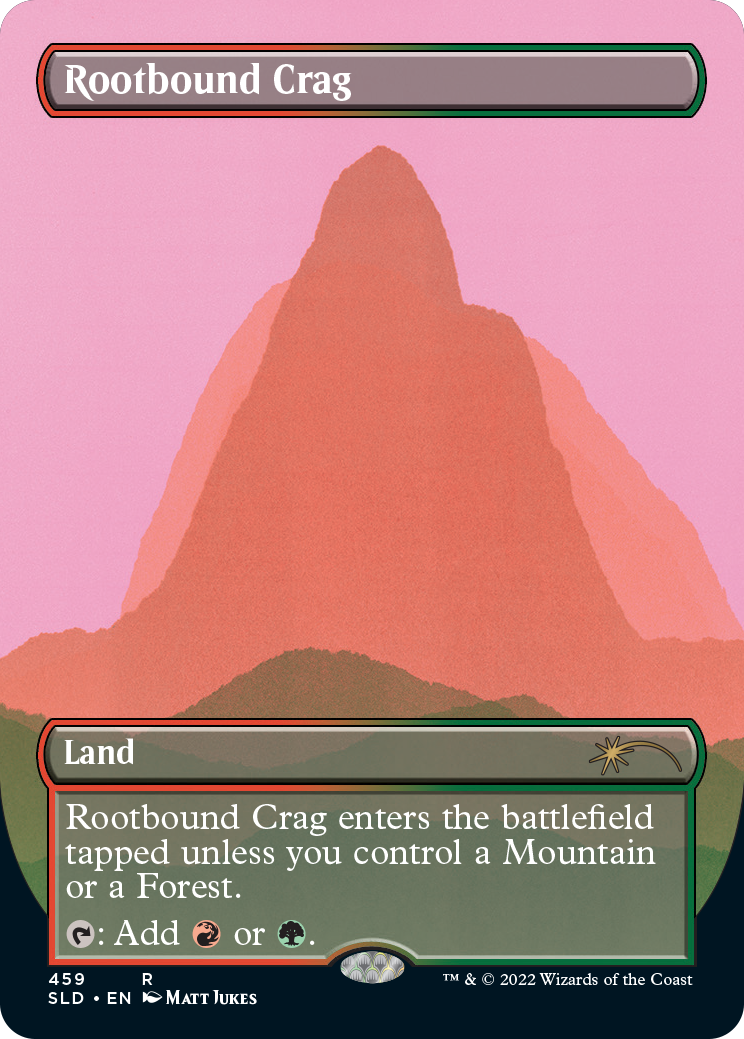 Rootbound Crag (Borderless) [Secret Lair Drop Series] | GrognardGamesBatavia