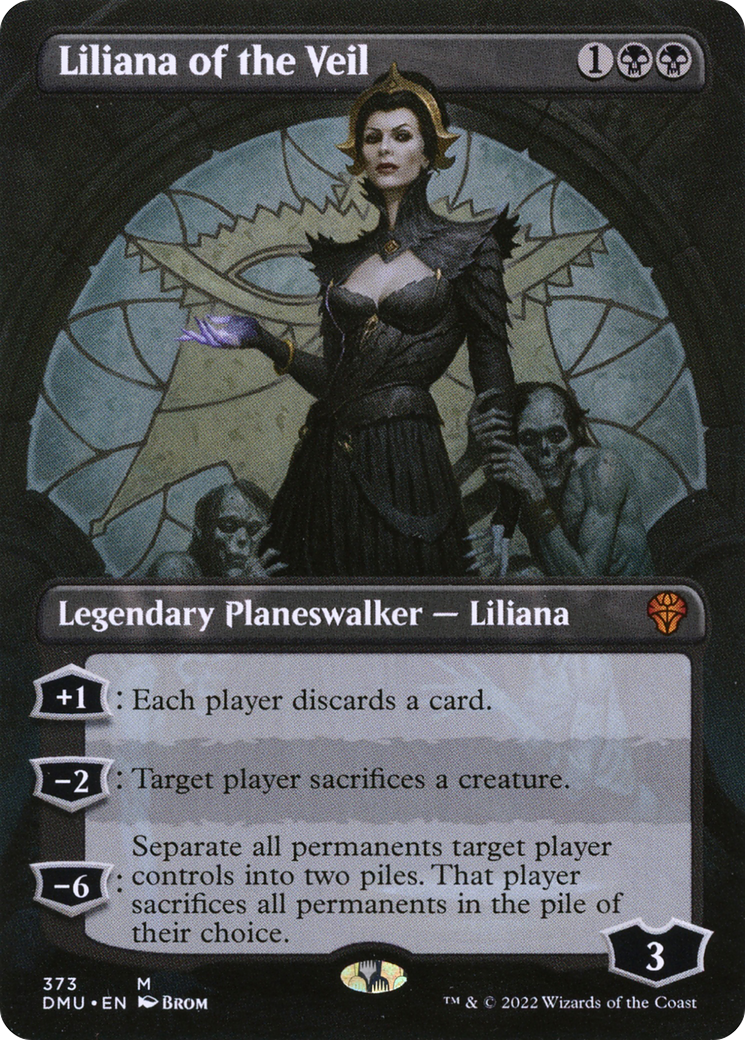 Liliana of the Veil (Borderless) [Dominaria United] | GrognardGamesBatavia