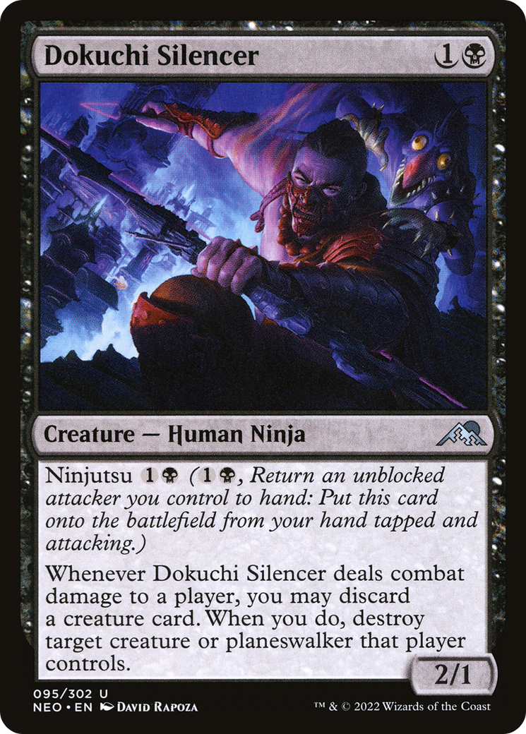 Dokuchi Silencer [Kamigawa: Neon Dynasty] | GrognardGamesBatavia