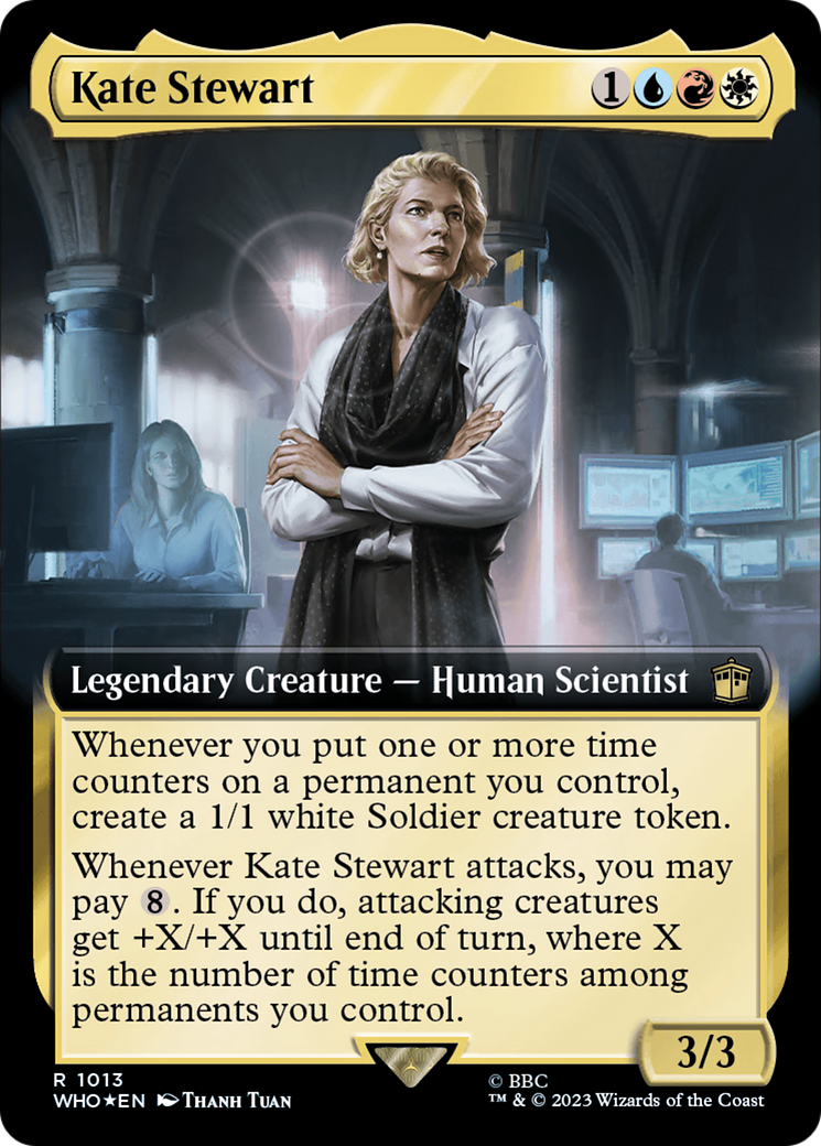 Kate Stewart (Extended Art) (Surge Foil) [Doctor Who] | GrognardGamesBatavia