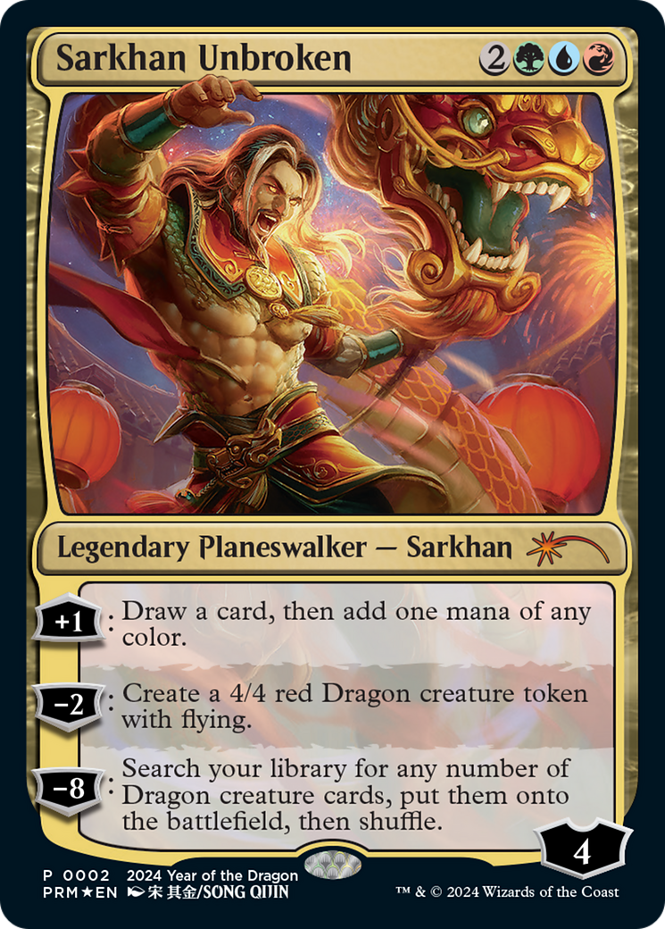 Sarkhan Unbroken (Year of the Dragon 2024) [Standard Showdown Promos] | GrognardGamesBatavia