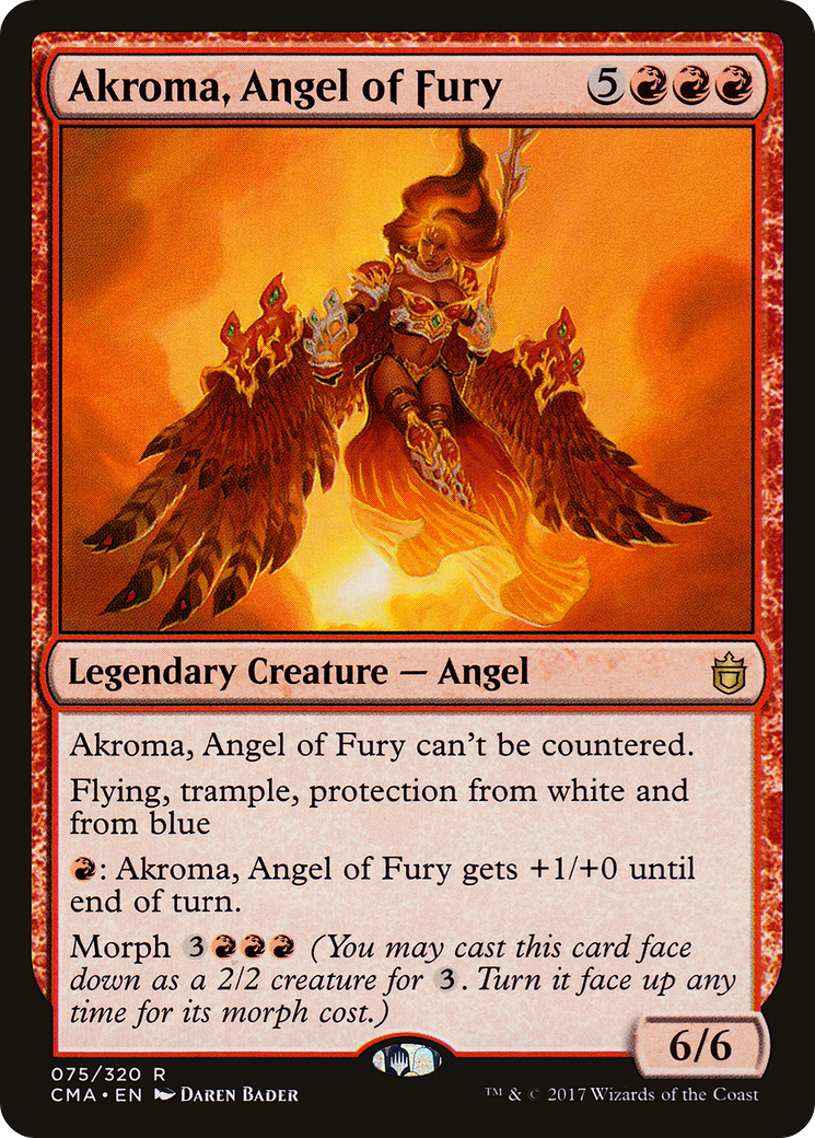 Akroma, Angel of Fury [Commander Anthology] | GrognardGamesBatavia