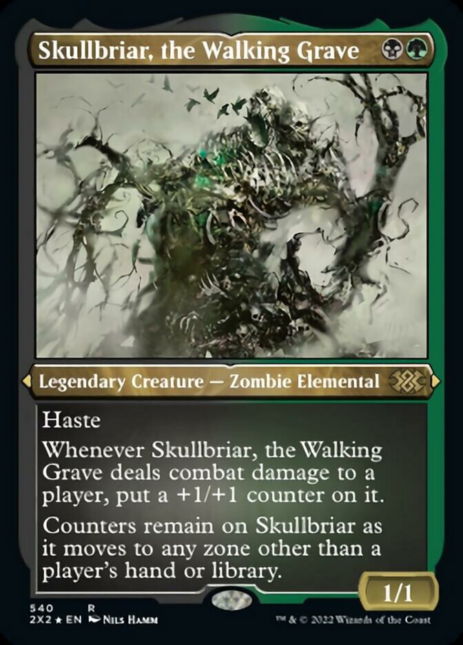 Skullbriar, the Walking Grave (Foil Etched) [Double Masters 2022] | GrognardGamesBatavia