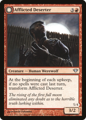 Afflicted Deserter // Werewolf Ransacker [Dark Ascension] | GrognardGamesBatavia