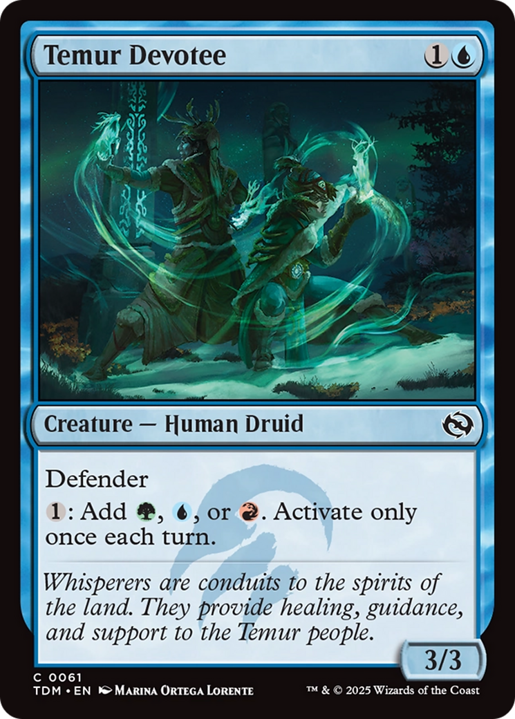 Temur Devotee [Tarkir: Dragonstorm] | GrognardGamesBatavia