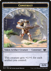 Soldier (004) // Construct (017) Double-Sided Token [Modern Horizons Tokens] | GrognardGamesBatavia