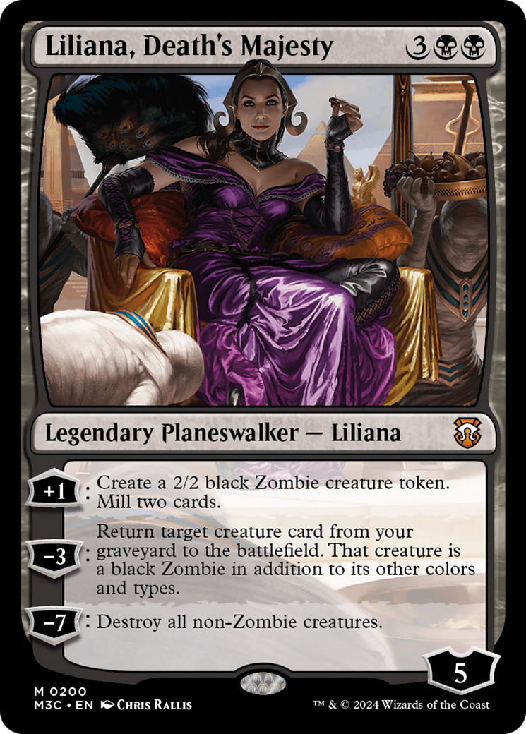 Liliana, Death's Majesty (Ripple Foil) [Modern Horizons 3 Commander] | GrognardGamesBatavia