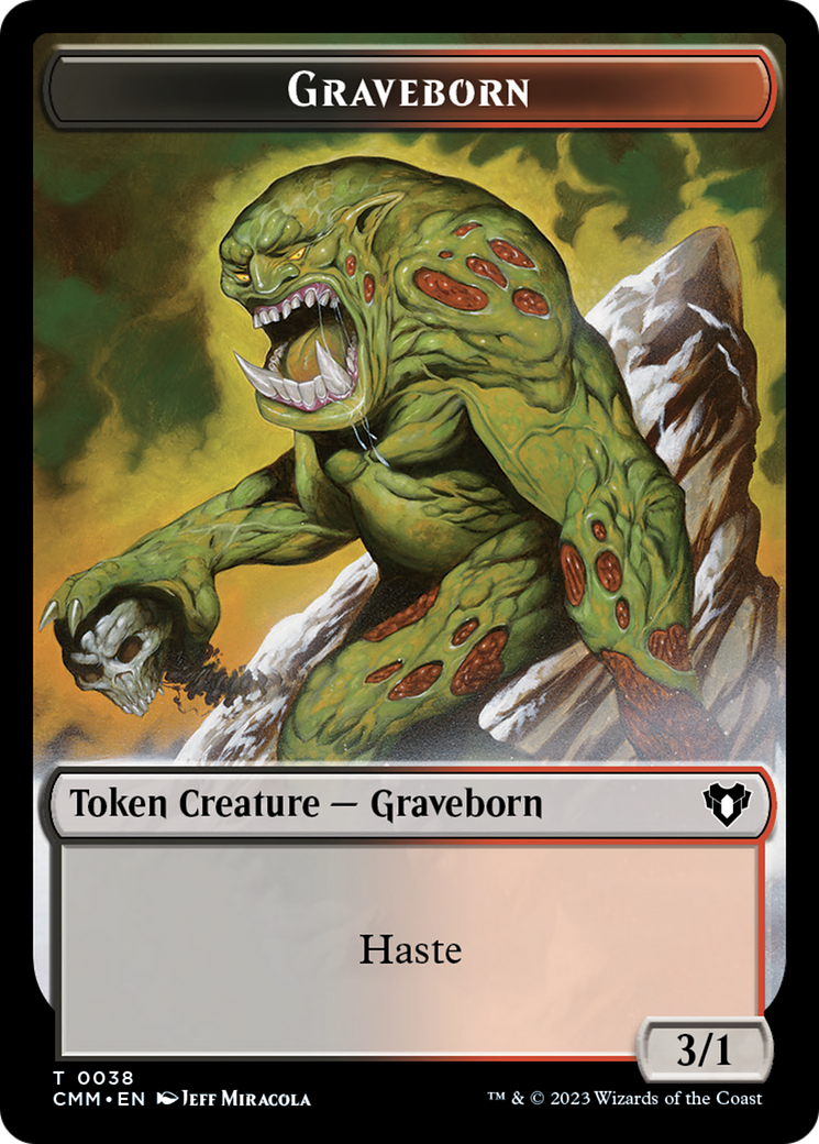 Thopter // Graveborn Double-Sided Token [Commander Masters Tokens] | GrognardGamesBatavia