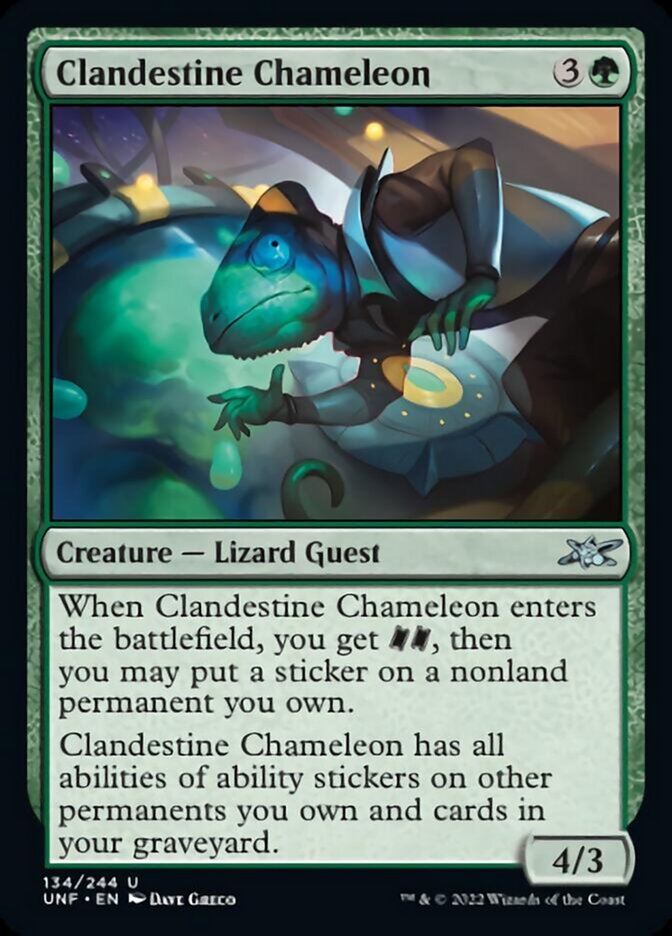 Clandestine Chameleon [Unfinity] | GrognardGamesBatavia