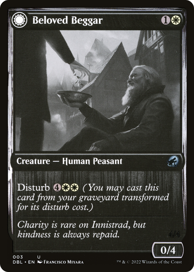 Beloved Beggar // Generous Soul [Innistrad: Double Feature] | GrognardGamesBatavia