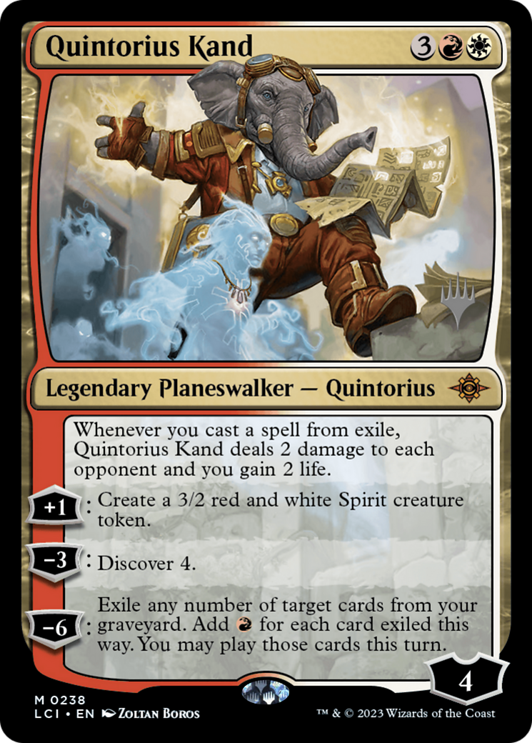 Quintorius Kand (Promo Pack) [The Lost Caverns of Ixalan Promos] | GrognardGamesBatavia