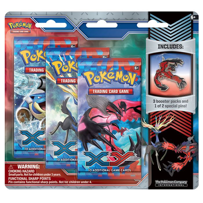 XY - Collector's Pin 3-Pack Blister (Yveltal) | GrognardGamesBatavia