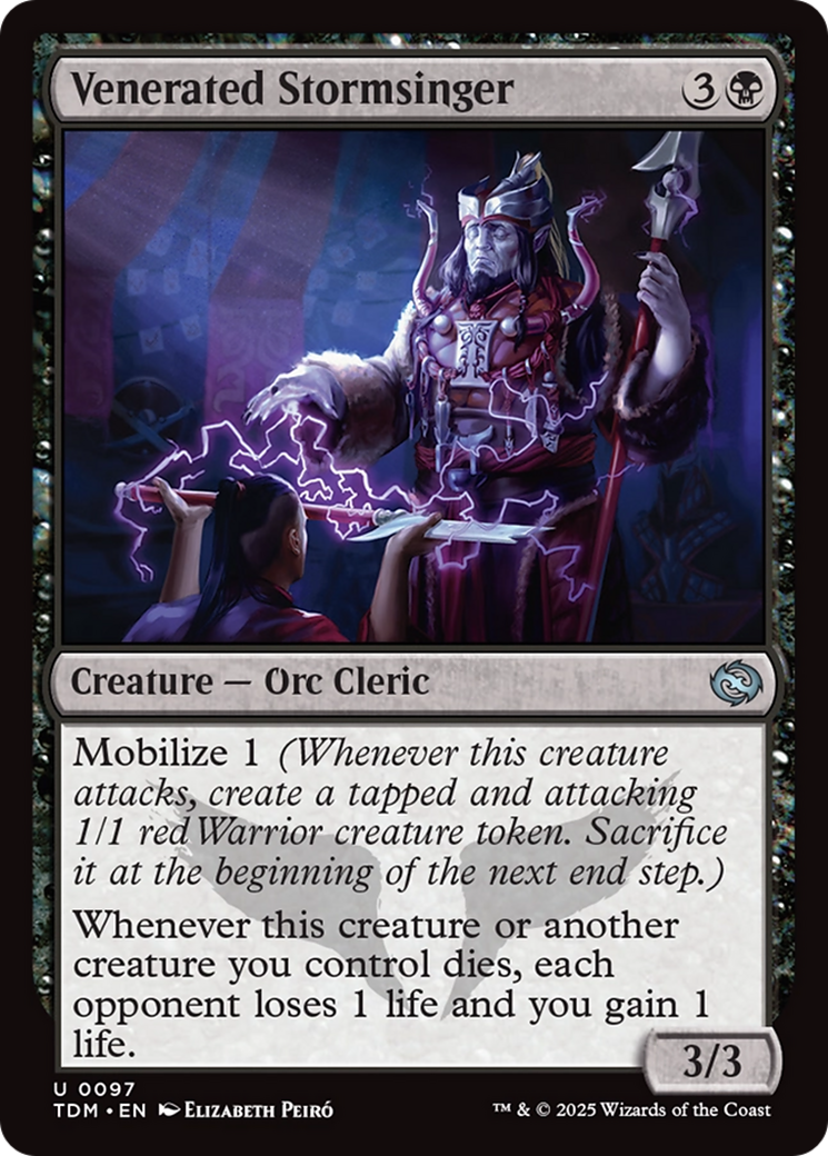 Venerated Stormsinger [Tarkir: Dragonstorm] | GrognardGamesBatavia