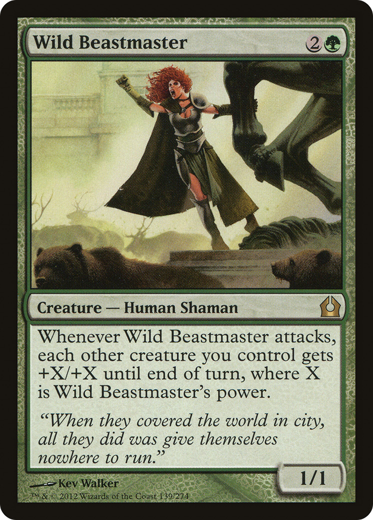 Wild Beastmaster [Return to Ravnica] | GrognardGamesBatavia