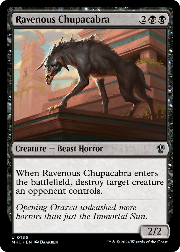 Ravenous Chupacabra [Murders at Karlov Manor Commander] | GrognardGamesBatavia