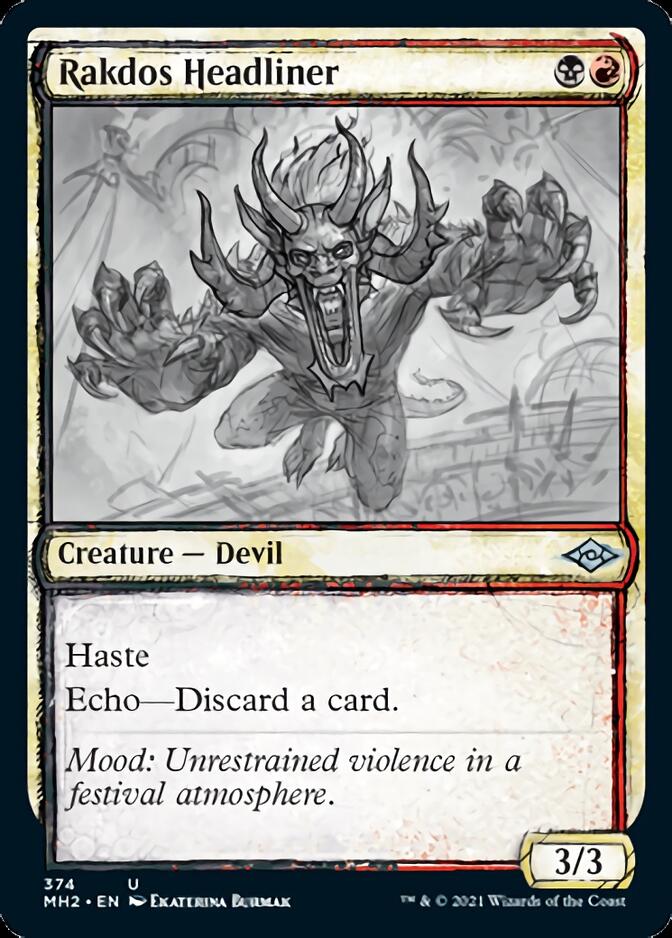 Rakdos Headliner (Sketch) [Modern Horizons 2] | GrognardGamesBatavia