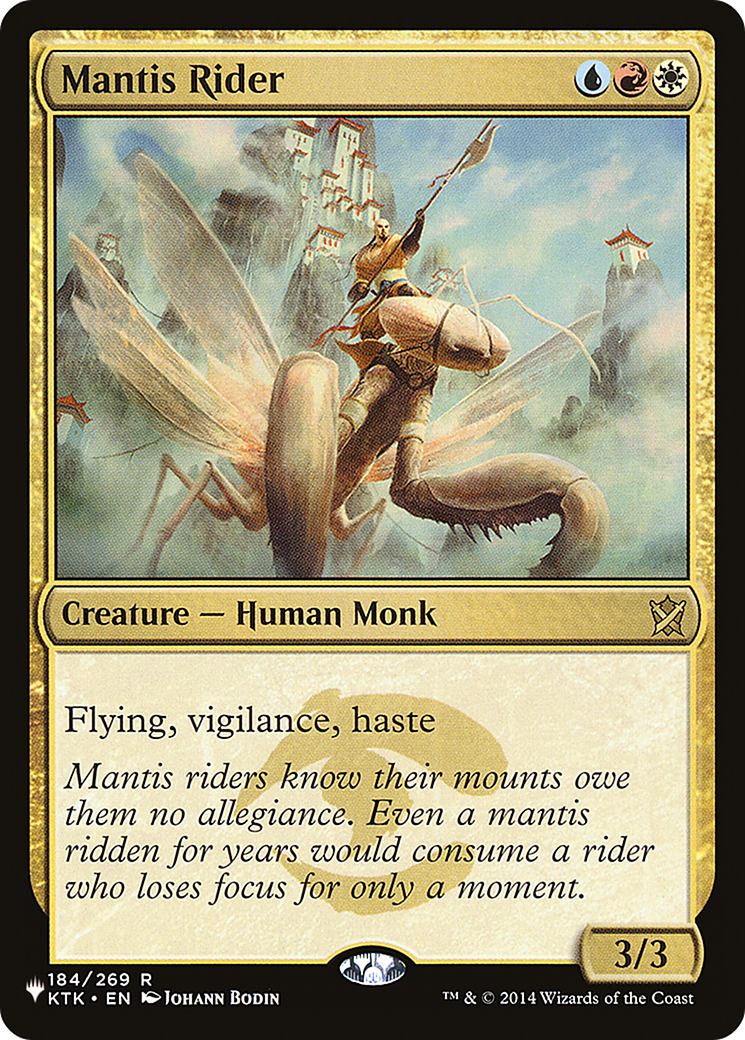 Mantis Rider [The List Reprints] | GrognardGamesBatavia