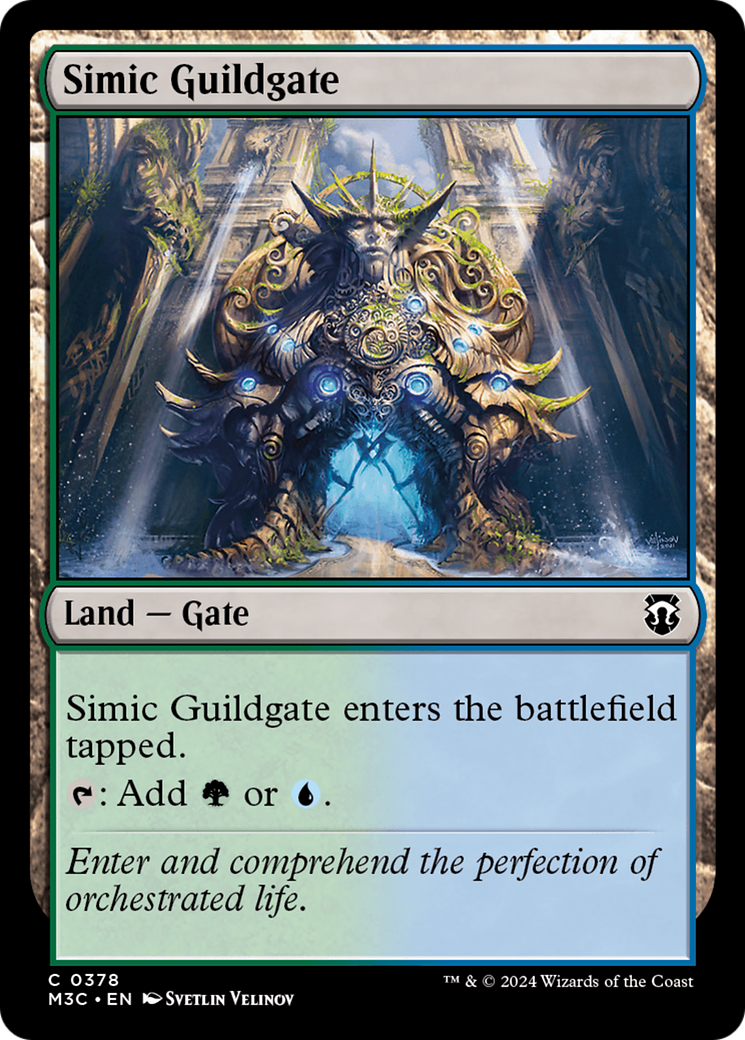 Simic Guildgate (Ripple Foil) [Modern Horizons 3 Commander] | GrognardGamesBatavia