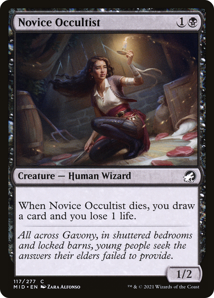 Novice Occultist [Innistrad: Midnight Hunt] | GrognardGamesBatavia
