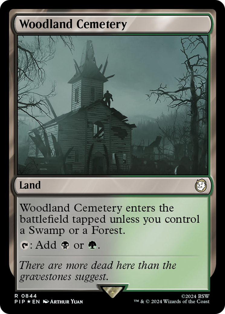 Woodland Cemetery (Surge Foil) [Fallout] | GrognardGamesBatavia