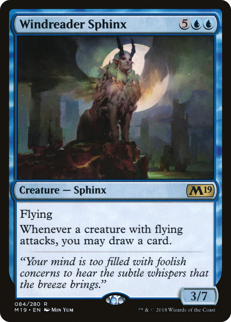Windreader Sphinx [Core Set 2019] | GrognardGamesBatavia