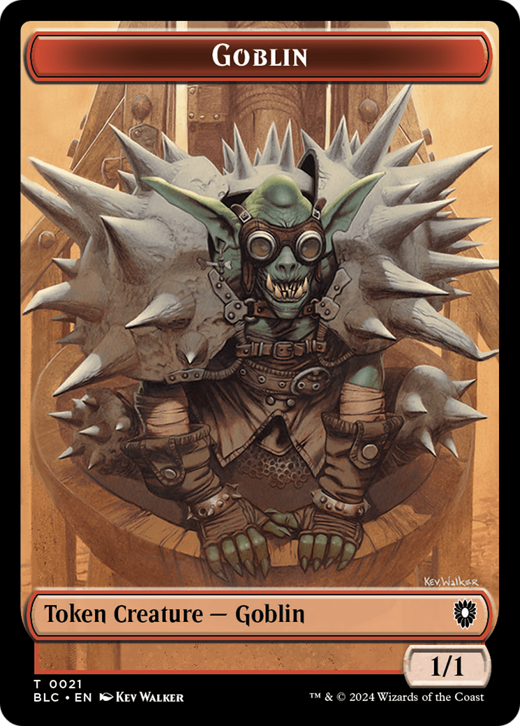 Illusion // Goblin Double-Sided Token [Bloomburrow Commander Tokens] | GrognardGamesBatavia