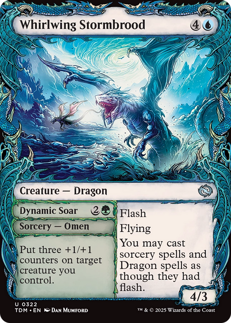 Whirlwing Stormbrood (Showcase) [Tarkir: Dragonstorm] | GrognardGamesBatavia