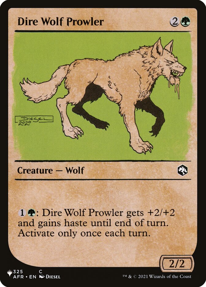 Dire Wolf Prowler (Showcase) [The List] | GrognardGamesBatavia