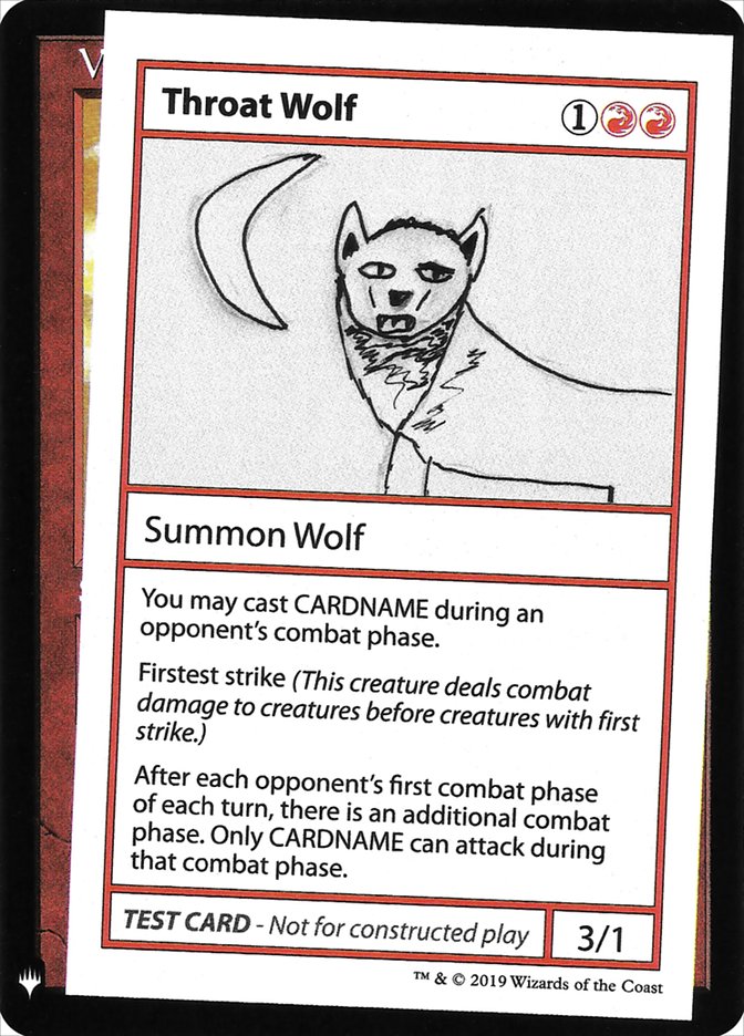 Throat Wolf [Mystery Booster Playtest Cards] | GrognardGamesBatavia