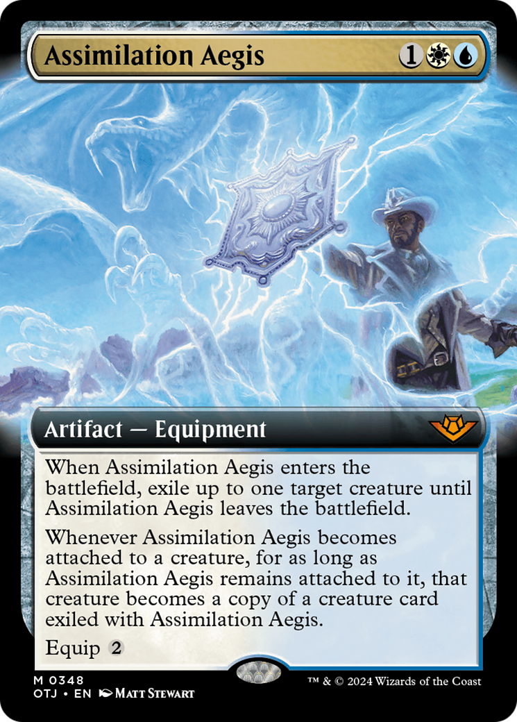 Assimilation Aegis (Extended Art) [Outlaws of Thunder Junction] | GrognardGamesBatavia