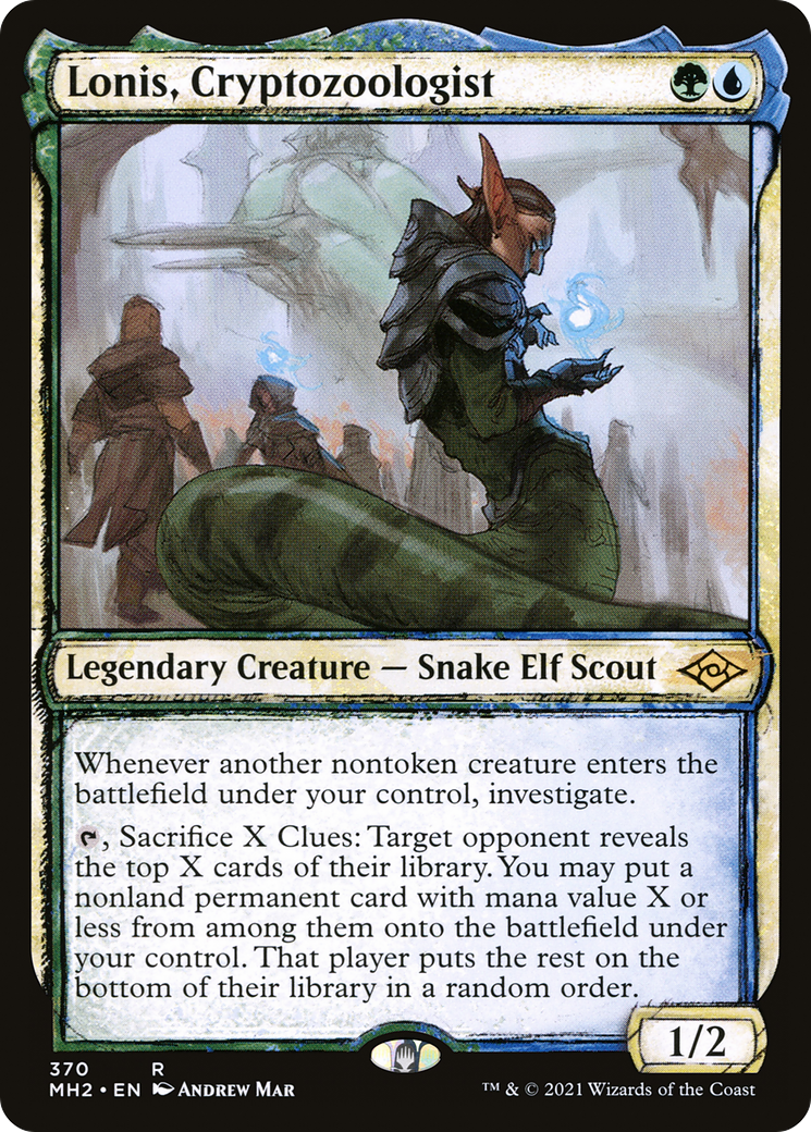 Lonis, Cryptozoologist (Sketch) [Modern Horizons 2] | GrognardGamesBatavia