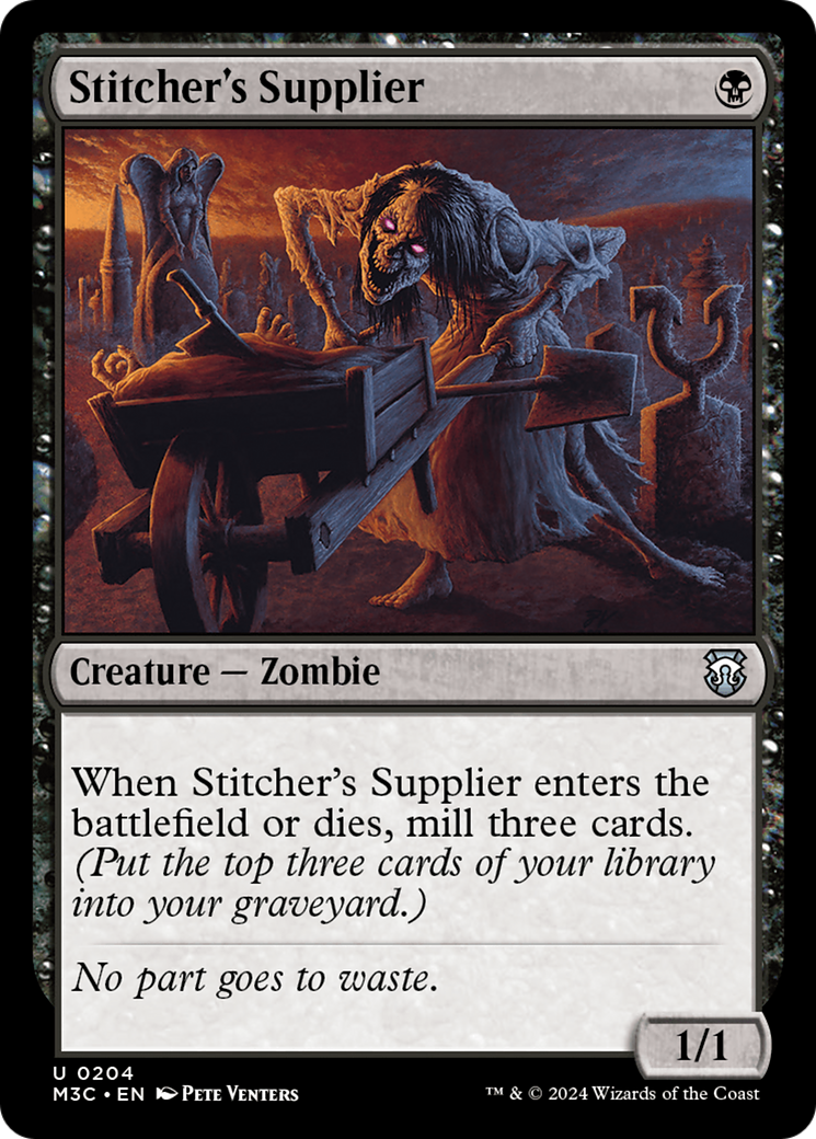 Stitcher's Supplier (Ripple Foil) [Modern Horizons 3 Commander] | GrognardGamesBatavia