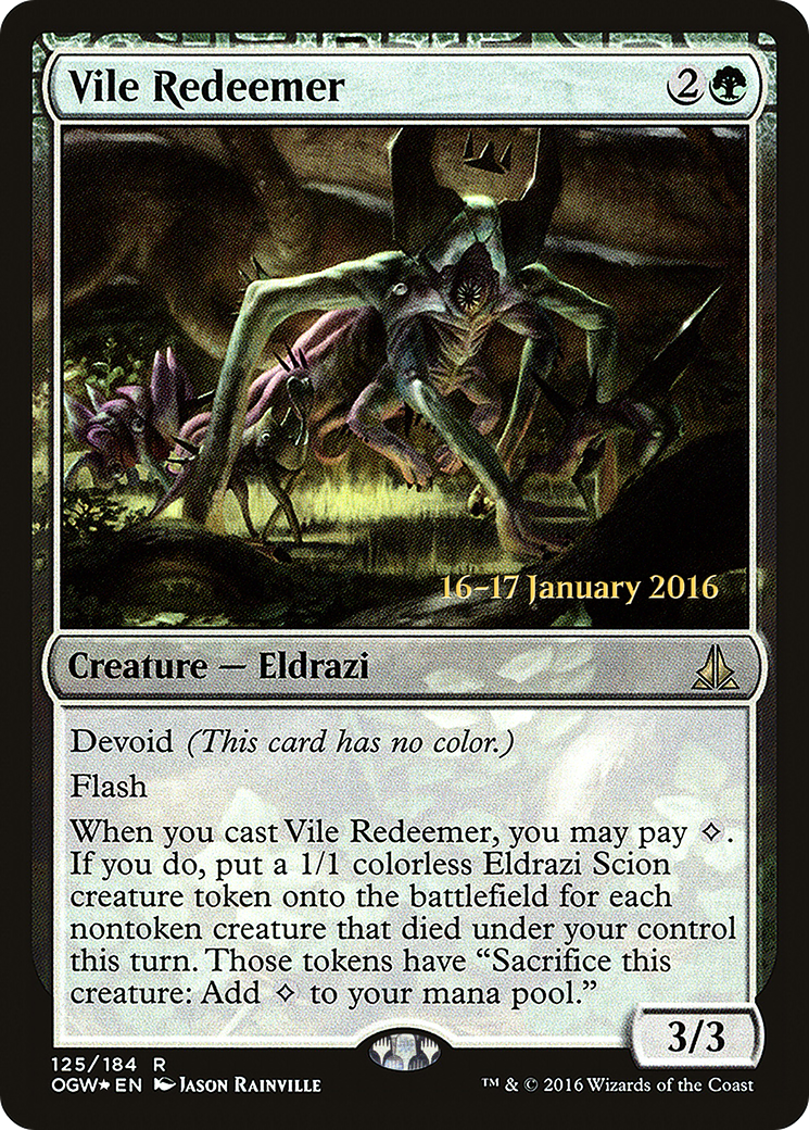 Vile Redeemer [Oath of the Gatewatch Prerelease Promos] | GrognardGamesBatavia