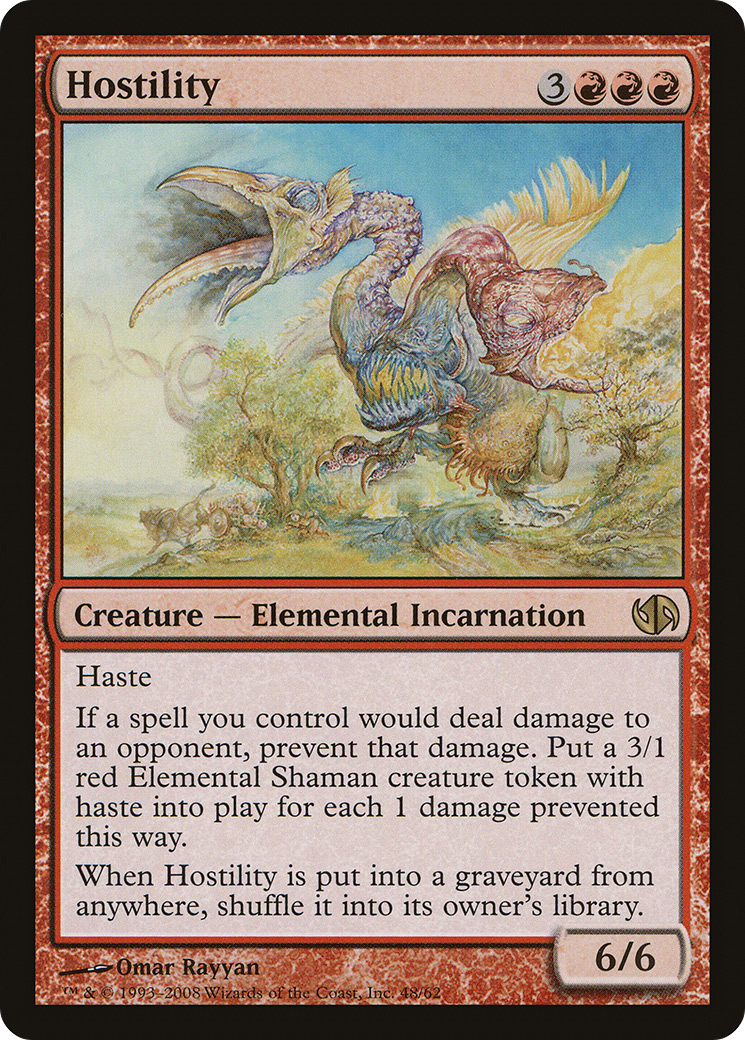 Hostility [Duel Decks: Jace vs. Chandra] | GrognardGamesBatavia