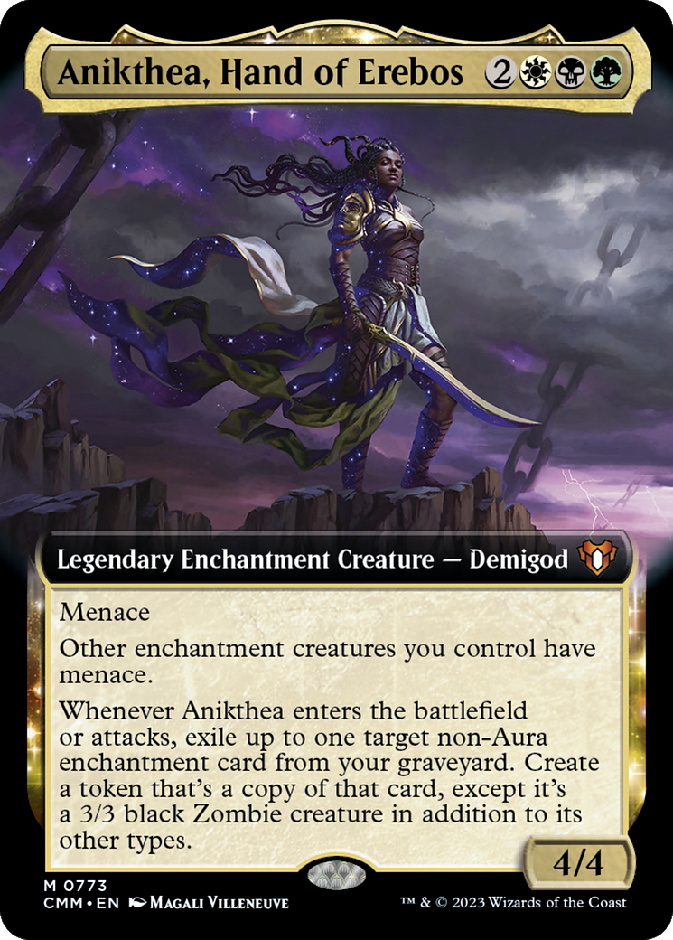 Anikthea, Hand of Erebos (Extended Art) [Commander Masters] | GrognardGamesBatavia