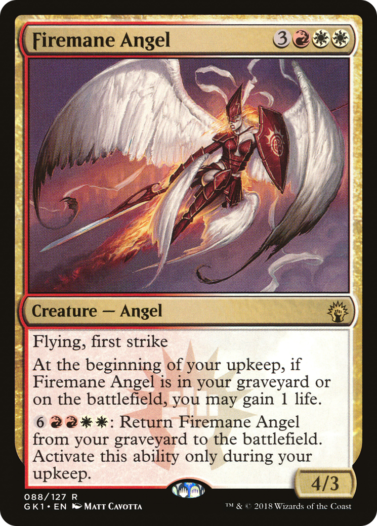 Firemane Angel [Guilds of Ravnica Guild Kit] | GrognardGamesBatavia