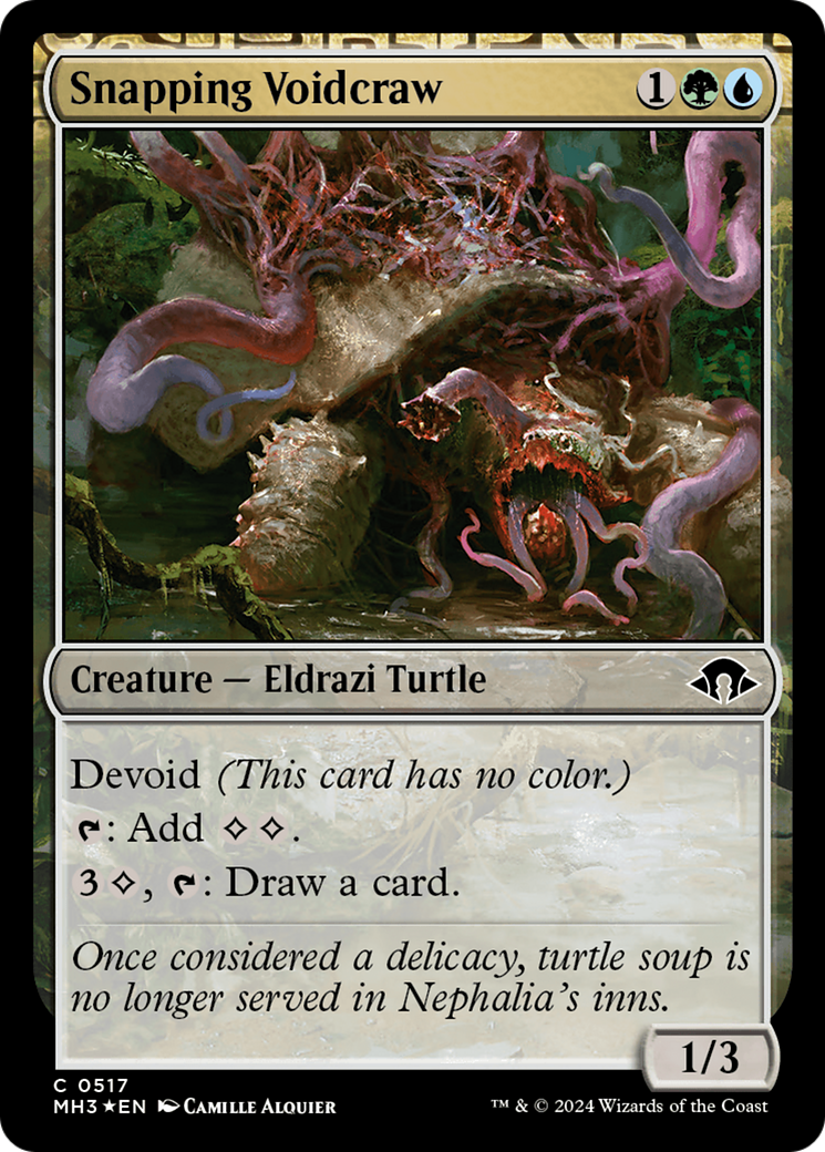 Snapping Voidcraw (Ripple Foil) [Modern Horizons 3] | GrognardGamesBatavia