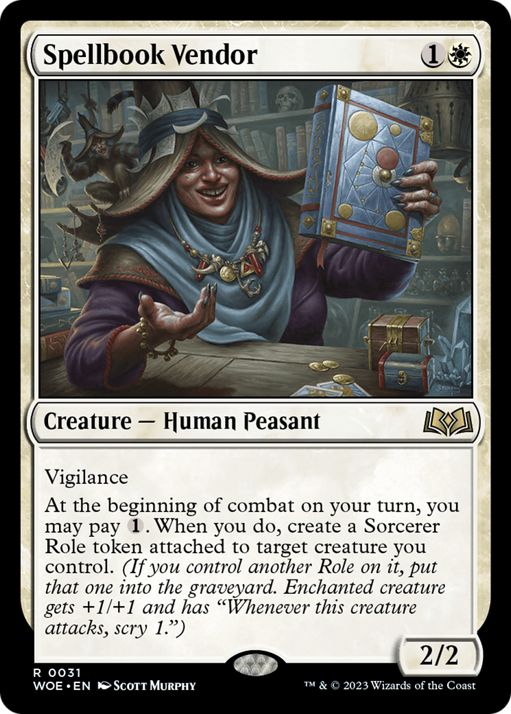 Spellbook Vendor [Wilds of Eldraine] | GrognardGamesBatavia