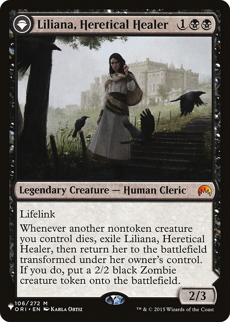 Liliana, Heretical Healer // Liliana, Defiant Necromancer [Secret Lair: From Cute to Brute] | GrognardGamesBatavia